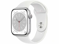 Apple - series 8- smartwatch gps silver aluminium - afbeelding 1 van  7