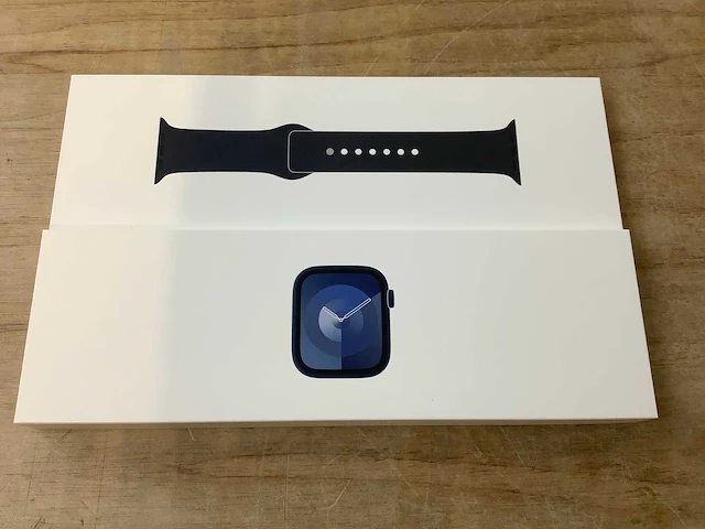 Apple - series 9 - smartwatch gps midnight aluminium - afbeelding 3 van  7