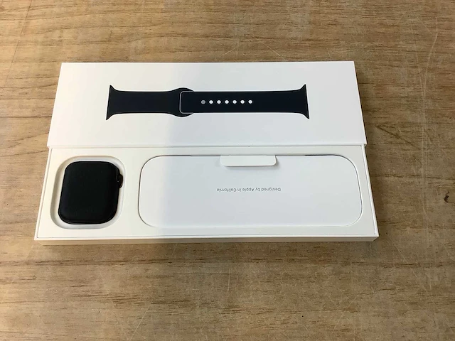Apple - series 9 - smartwatch gps midnight aluminium - afbeelding 4 van  7