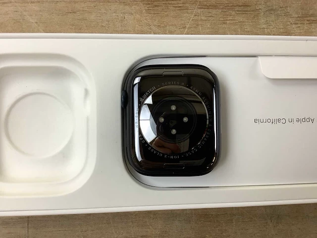 Apple - series 9 - smartwatch gps midnight aluminium - afbeelding 6 van  7