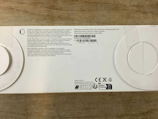 Apple - series 9 - smartwatch gps midnight aluminium - afbeelding 7 van  7