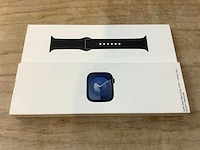 Apple - series 9 - smartwatch gps+ midnight aluminium - afbeelding 2 van  5