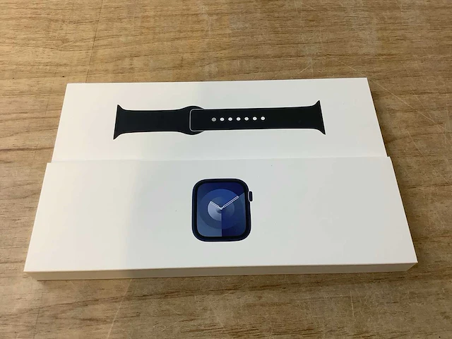 Apple - series 9 - smartwatch gps midnight aluminium - afbeelding 4 van  7
