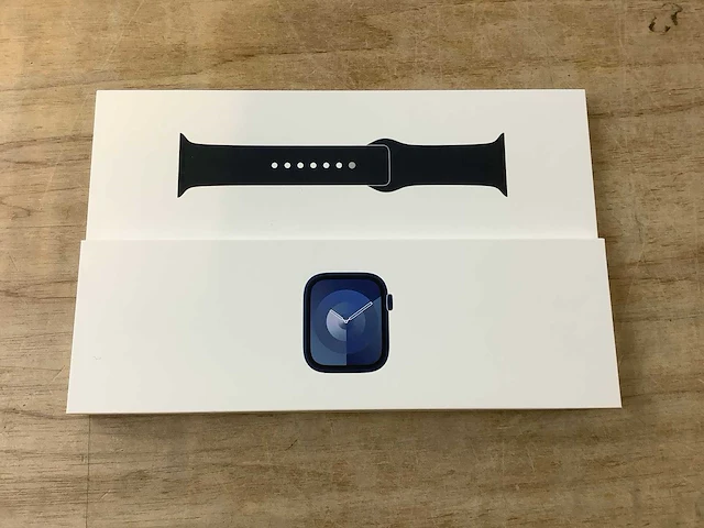 Apple - series 9 - smartwatch gps midnight aluminium - afbeelding 3 van  7
