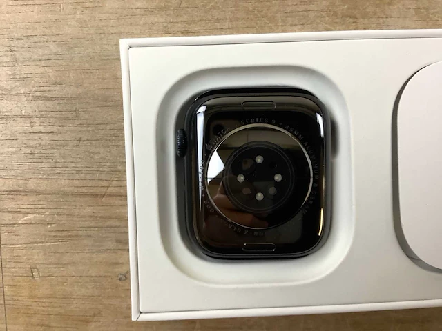 Apple - series 9 - smartwatch gps midnight aluminium - afbeelding 6 van  7