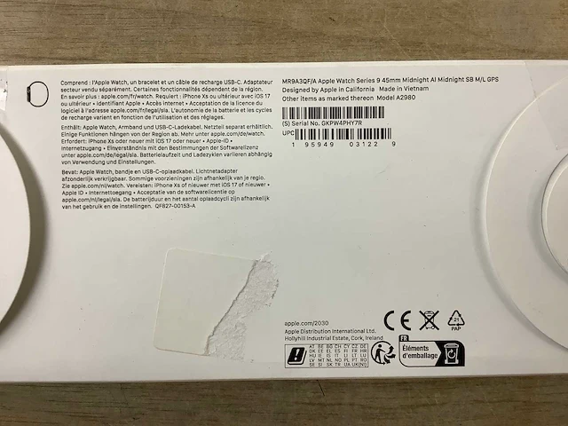 Apple - series 9 - smartwatch gps midnight aluminium - afbeelding 7 van  7