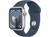 Apple - series 9 - smartwatch gps silver aluminium - afbeelding 1 van  7