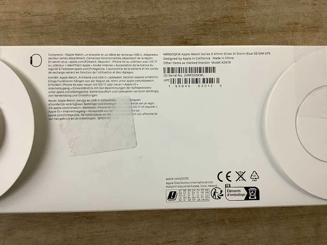 Apple - series 9 - smartwatch gps silver aluminium - afbeelding 7 van  7