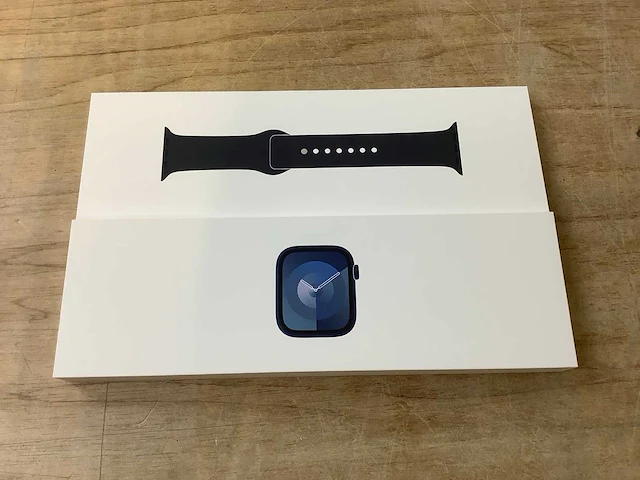 Apple - series 9- smartwatch gps midnight aluminium - afbeelding 3 van  7