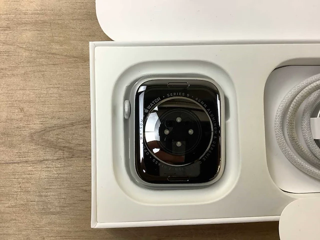 Apple - series 9- smartwatch gps silver aluminium - afbeelding 6 van  7