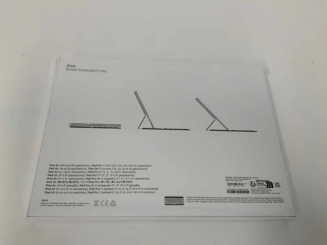 Apple - smart toetsenbord folio voor ipad, smart, de duitsland, qwertz, zwart - a2038 - afbeelding 2 van  2