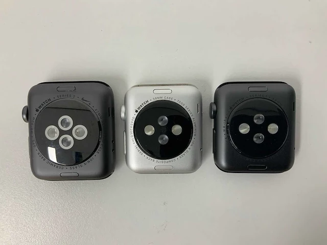 Apple - watch series 1 38mm, series 2 nike+ 42mm & 7000 series 38mm (3x) - afbeelding 2 van  2