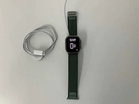 Apple - watch ultra 49mm gps+cellular natural titanium with green wristband - afbeelding 1 van  5