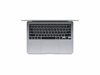 Apple 2020 macbook air laptop m1 chip13 retina display 8 gb ram 256 gb ssd opslag verlicht toetsenbordfacetime hdcameratouch idspace grey qwertz - afbeelding 2 van  6