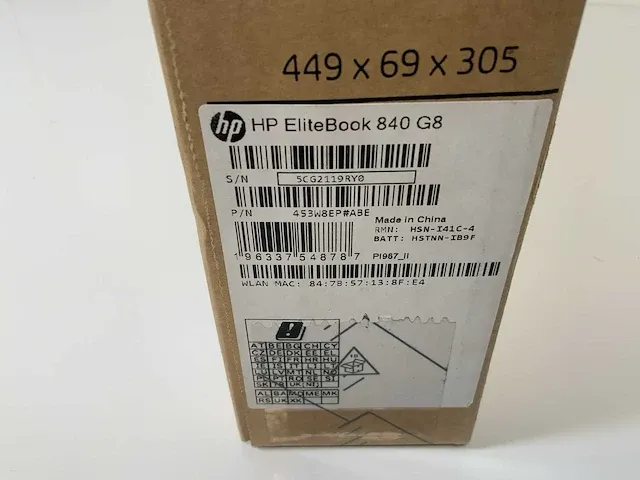 Apple (453w8ep) elitebook 840 g8 14”, i7 11th gen, 16 gb ram, 512 gb ssd laptop (new) - afbeelding 3 van  4