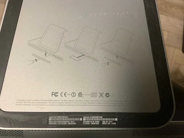 Apple a1225 imac desktop - afbeelding 3 van  3