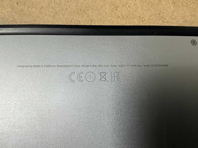 Apple a1466 i5-5250u macbook air - afbeelding 4 van  4