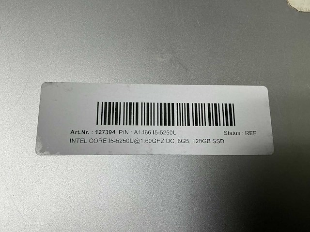 Apple a1466 i5-5250u macbook air - afbeelding 3 van  4