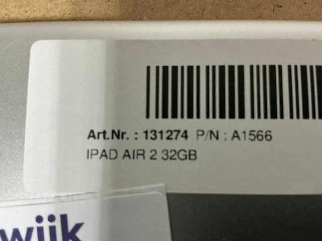 Apple a1566 ipad air 2 32gb, white - afbeelding 4 van  4