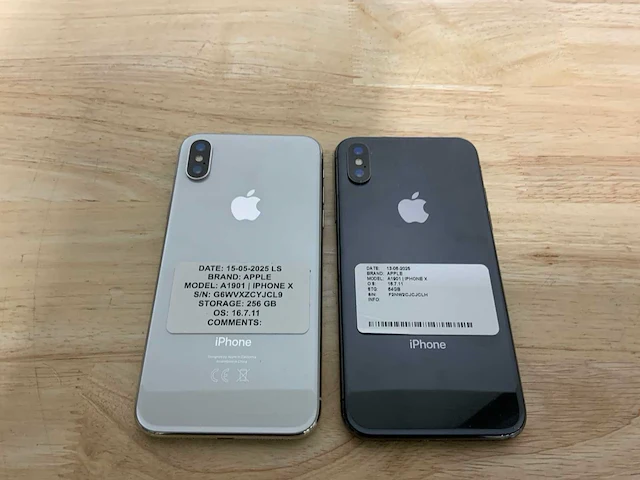 Apple a1901 iphone x (2x) - afbeelding 2 van  8