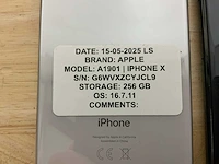 Apple a1901 iphone x (2x) - afbeelding 3 van  8