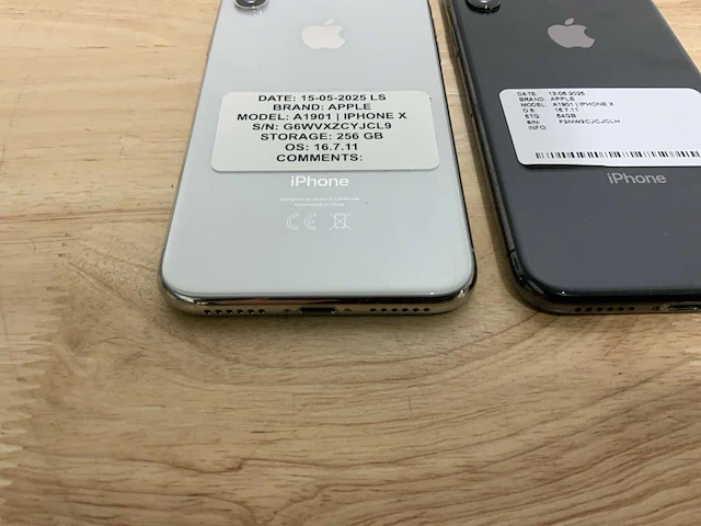 Apple a1901 iphone x (2x) - afbeelding 6 van  8
