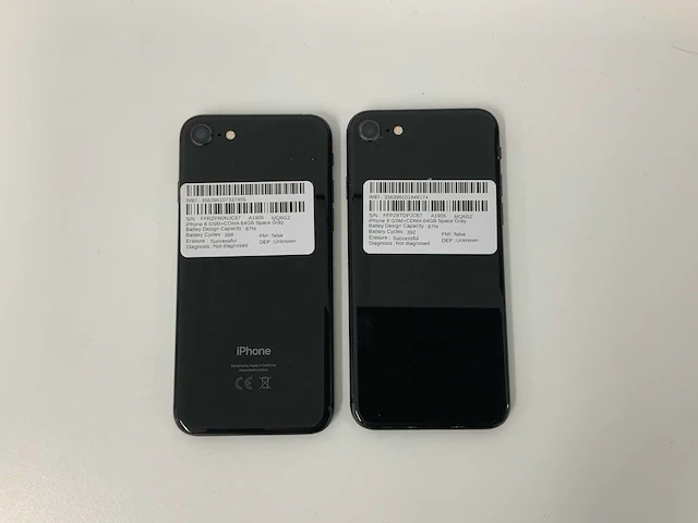 Apple a1905 iphone 8 64gb space gray mq6g2 (2x) - afbeelding 3 van  3