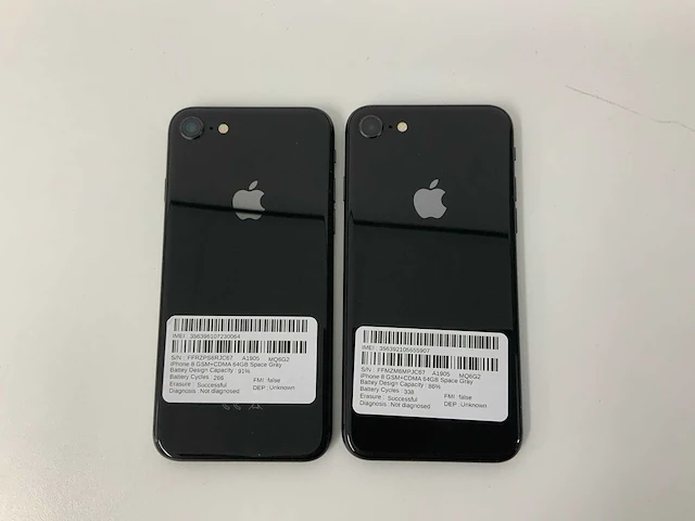 Apple a1905 iphone 8 64gb space gray mq6g2 (2x) - afbeelding 2 van  2