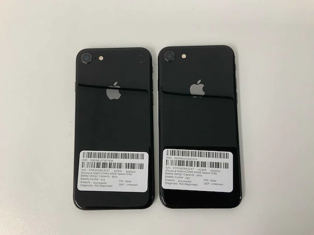 Apple a1905 iphone 8 64gb space gray mq6g2 (2x) - afbeelding 3 van  3