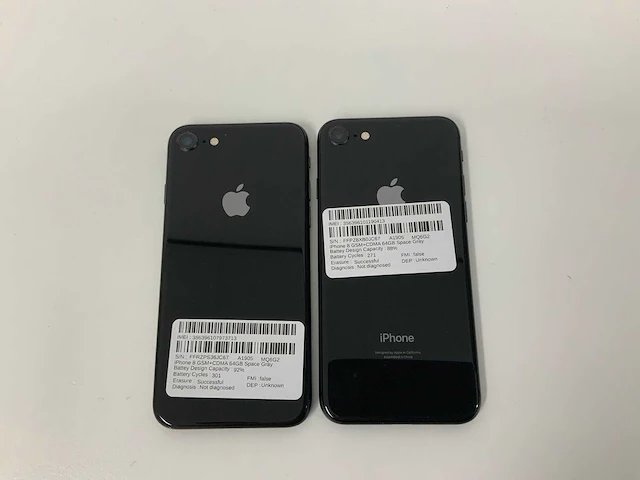 Apple a1905 iphone 8 64gb space gray mq6g2 (2x) - afbeelding 3 van  3