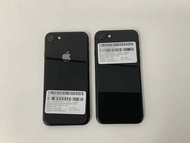 Apple a1905 iphone 8 64gb space gray mq6g2 (2x) - afbeelding 3 van  3