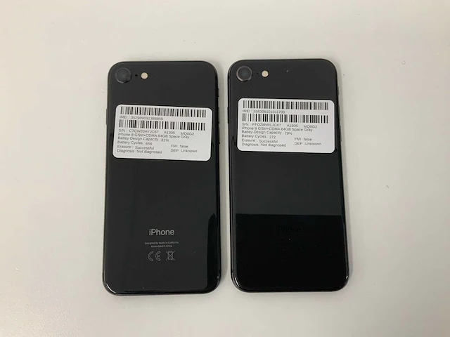 Apple a1905 iphone 8 64gb space gray mq6g2 (2x) - afbeelding 3 van  3