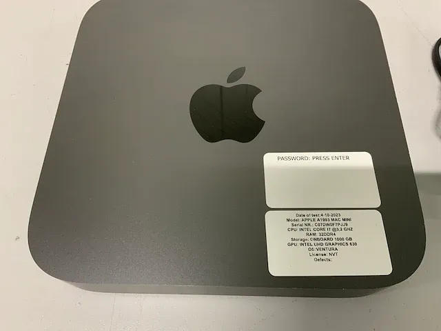 Apple a1993 mac mini desktop - afbeelding 2 van  9