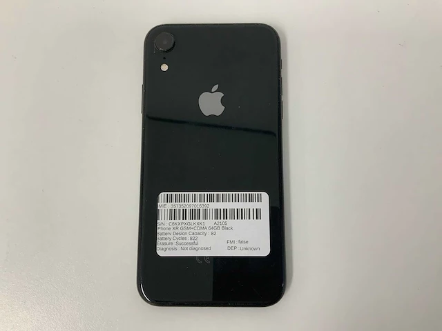 Apple a2105 iphone xr 64gb black mry42zd/a - afbeelding 3 van  3