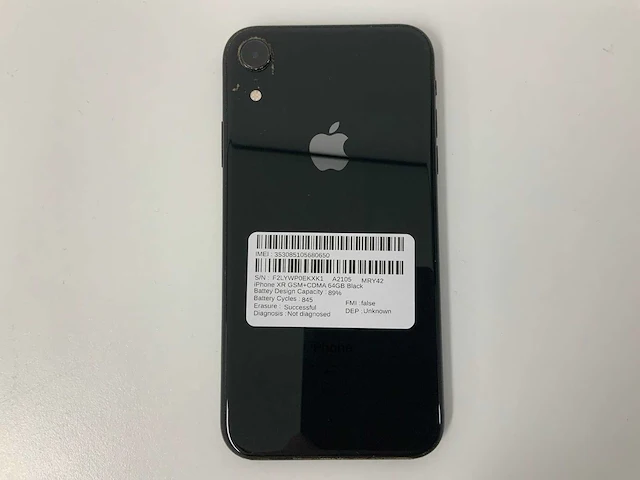 Apple a2105 iphone xr 64gb black mry42zd/a - afbeelding 3 van  3