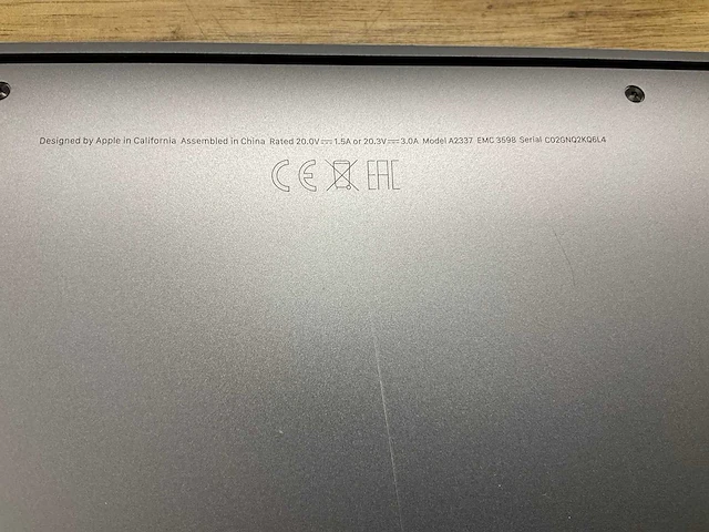 Apple a2337 macbook air - afbeelding 3 van  3