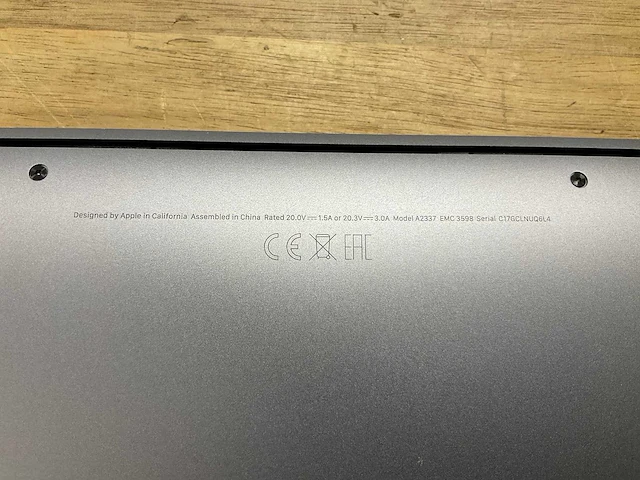 Apple a2337 macbook air - afbeelding 2 van  2