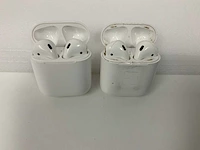 Apple airpods 2, with charging case - mv7n2zm/a (2x) - afbeelding 1 van  1