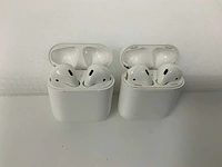 Apple airpods 2, with charging case - mv7n2zm/a (2x) - afbeelding 1 van  1