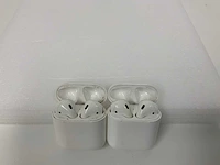 Apple airpods 2, with charging case - mv7n2zm/a (2x) - afbeelding 1 van  1