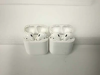 Apple airpods 2, with charging case mv7n2zm/a (2x) - afbeelding 1 van  1