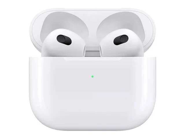 Apple airpods (3rd generation) + magsafe charging case airpods bluetooth wit headset - afbeelding 1 van  5