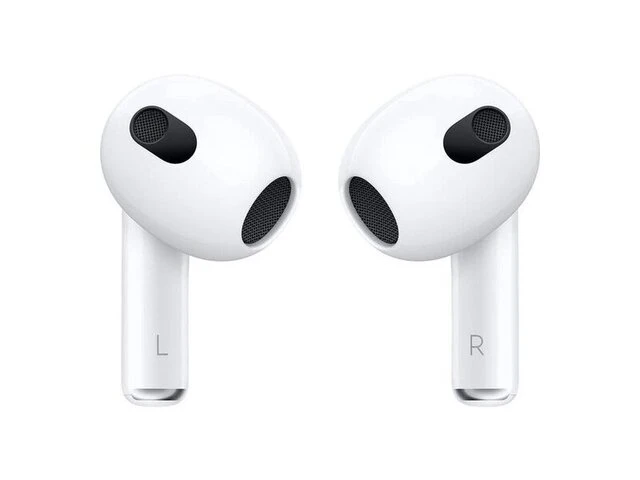 Apple airpods (3rd generation) + magsafe charging case airpods bluetooth wit headset - afbeelding 2 van  5