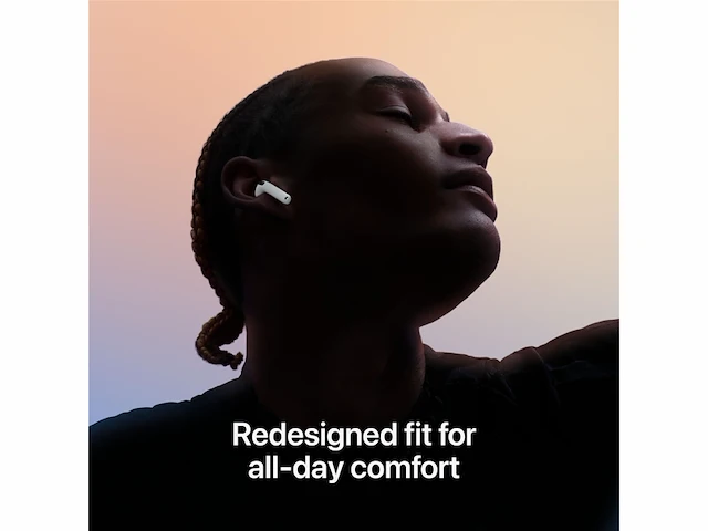 Apple airpods 4 wit - afbeelding 3 van  5