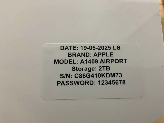 Apple airport time capsule (9x) - afbeelding 4 van  10