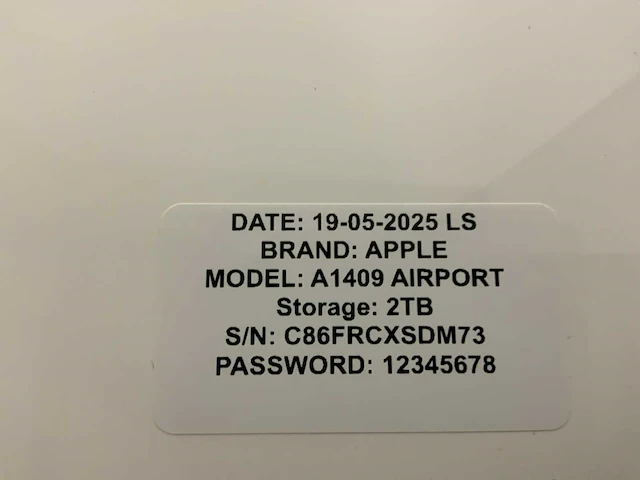 Apple airport time capsule (9x) - afbeelding 6 van  10