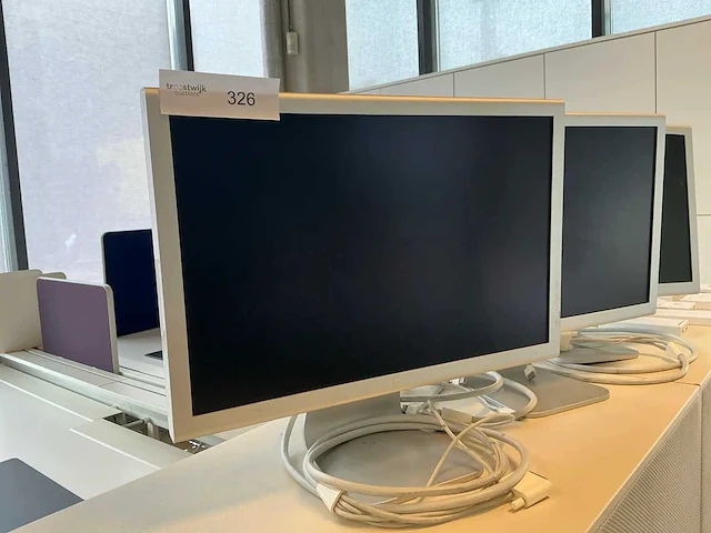 Apple cinema display 20-inch (aluminium) monitor (4x) - afbeelding 2 van  5