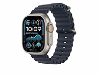 Apple horloge 49 mm oceaan band natuurlijke titanium afwerking marine - afbeelding 3 van  4