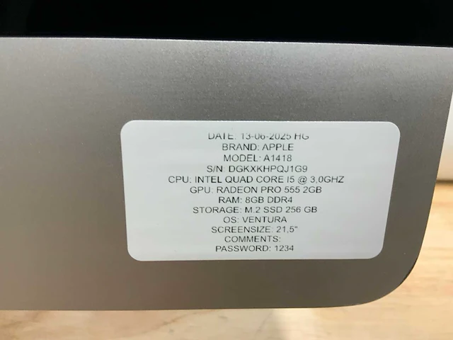 Apple imac a1418 desktop (2x) - afbeelding 7 van  8