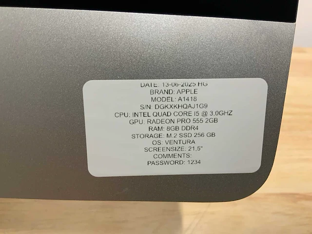 Apple imac a1418 desktop (2x) - afbeelding 8 van  8
